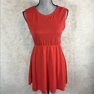 Zara Trafaluc Open Back A Line Dress Sleeveless